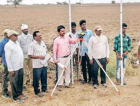 Pulichitala project officials conducting a survey on extension of Guntur channel | file photo