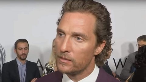 Matthew McConaughey reacting to Sam Shepard's death news. (AP)