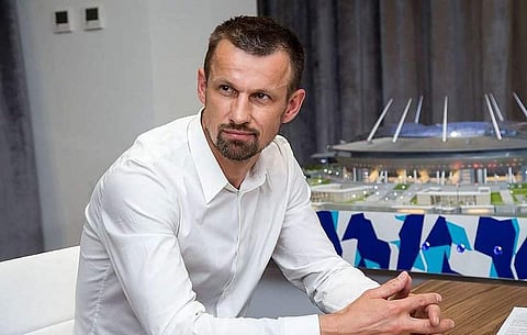 Zenit Saint Petersburg coach Sergei Semak (Photo | Zenit Saint Petersburg Twitter)