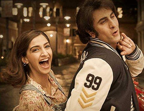 Sonam Kapoor and Ranbir Kapoor in Sanju | IMDB