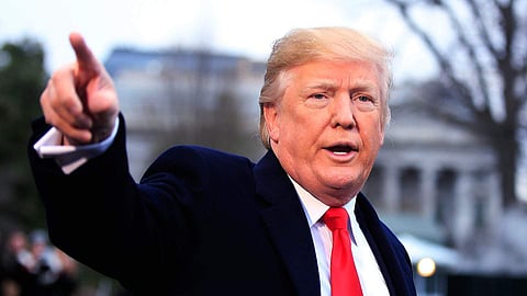 US President Donald Trump 