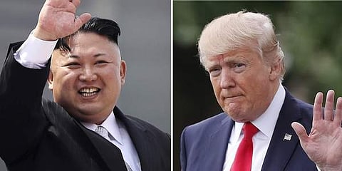 North Korean leader Kim Jong Un and US President Trump (Photos | AP)