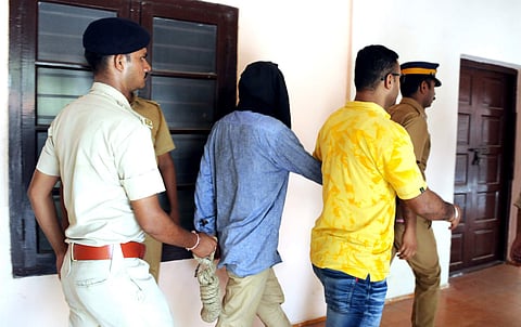 Abdul Subhan Qureshi, the founding member of Indian Mujahideen and top leader of SIMI being taken to Thrissur Central Jail from Kochi NIA Court after he was remanded to judicial custody on Monday. (Express Photo | A Sanesh)
