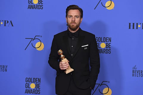 Ewan McGregor has won the Golden Globe Award for best actor in a television limited series or movie for his dual roles in the third season of the FX series 'Fargo.'