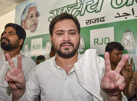 RJD leader Tejashwi Yadav (PTI Photo)