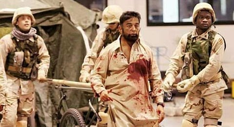 A still from the set of Vishwaroopam 2 (Photo||CinemaExpress twitter)