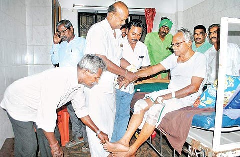 Tamil Desiya Periyakkam president P Maniarasan undergoing treatment | Express