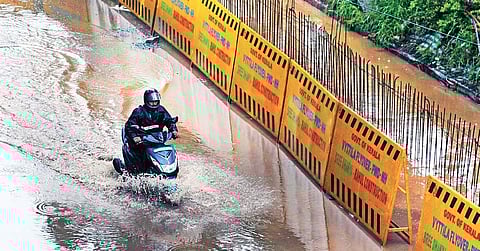 Heavy rain greeted Kochi in the morning. However, the showers eased up as the day progressed | A Sanesh