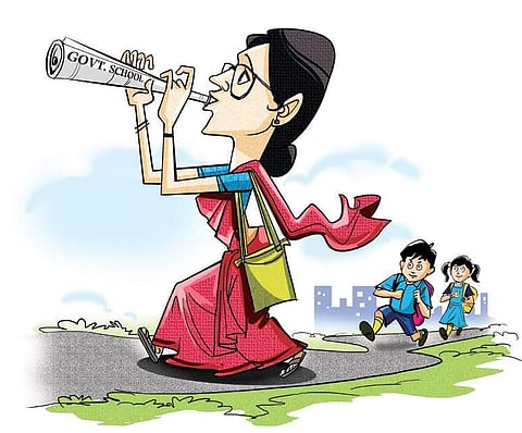 Karnataka government plans to merge schools that have single teachers