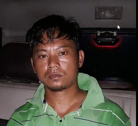 Alphajos Timung aka Alpha, who was on the run, was arrested from Bheloghat Beygaon in Karbi Anglong. (Photo | EPS)