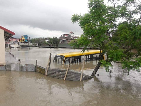 In Mizoram, hundreds of families have been affected by flash floods and landslides in four districts including Aizawl. (Photo | EPS)