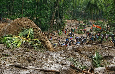 Heavy rain has been lashing the district for the past week wreaking heavy damage and the District Disaster Management and a team of National Disaster Response Team have joined rescue operations. (EPS | TP Sooraj )