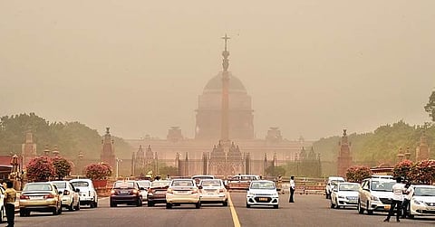Delhi has been enveloped in dust and haze for the past two days. (EPS | Parveen Negi)