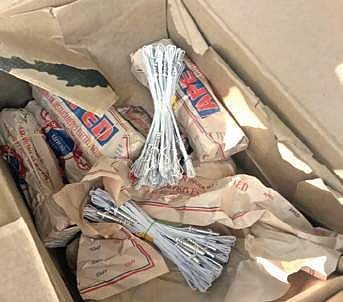 The abandoned box of detonators