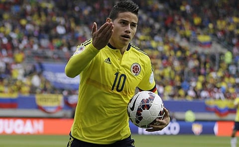 Colombia star midfielder James Rodriguez (File | AP)