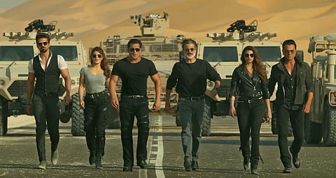 A screengrab from 'Race 3' trailer.