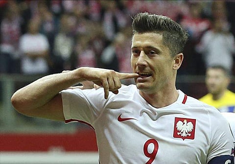 Poland striker Robert Lewandowski (File | AP)