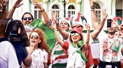 While Iran has been coming under more and more pressure to admit women to football games, they have shown no signs of budging.