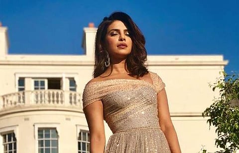Priyanka Chopra in Dior. | Instagram