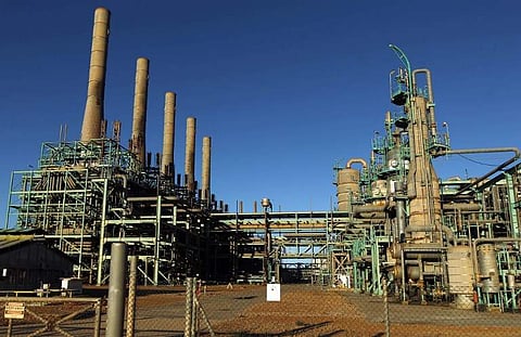 A file photo taken on January 11, 2017 shows a general view of an oil refinery in Libya's northern town of Ras Lanuf. (File Photo | AFP)