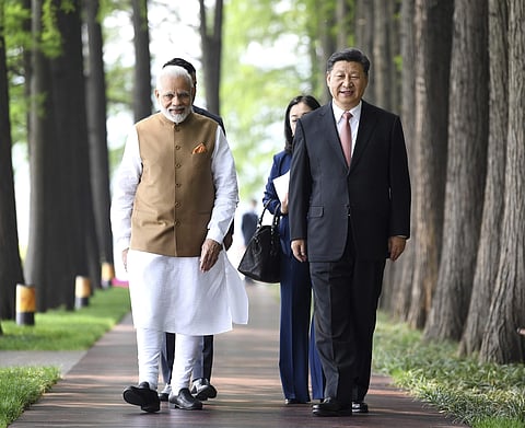 Prime Minister Narendra Modi, left, and Chinese President Xi Jinping (File  | AP)