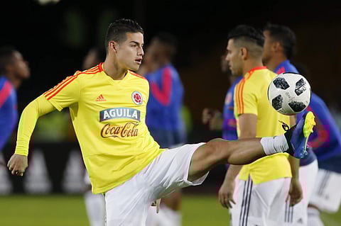 Colombia midfielder James Rodriguez | AP