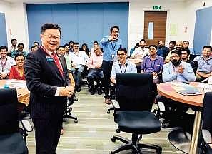 Derek Wong at the District 92 Toastmasters Annual Conference in Kochi ( File photo |EPS)