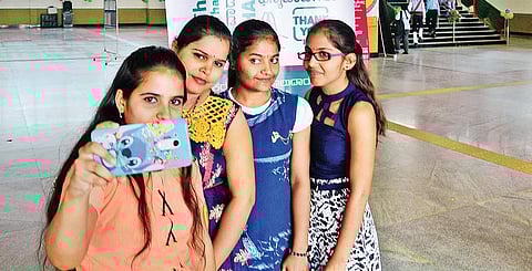 Commuters at Kempe Gowda Metro Station, as it completes one year of operations in Bengaluru on Sunday | Pushkar V