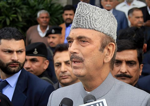 Senior Congress leader Ghulam Nabi Azad (PTI File photo)