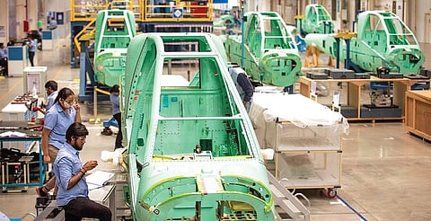 Tata Boeing Aerospace Limited unit in Hyderabad | Express Photo