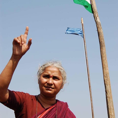 Medha Patkar. (Facebook @MedhaPatkarNBA)