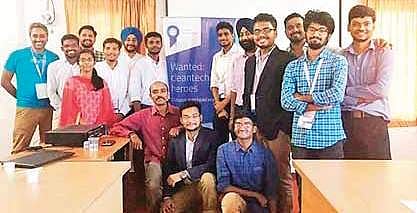 Nine budding entrepreneurs selected for the boot camp of the ClimateLaunchpad, in Visakhapatnam  on Wednesday | Express