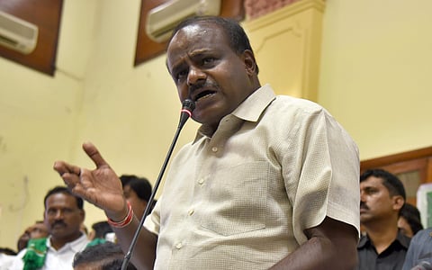 Karnataka Chief Minister HD Kumaraswamy   (EPS| Nagaraja Gadekal)
