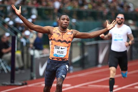 US sprinter Noah Lyles (File | AP)