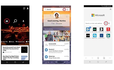The feature looks very similar to Google Lens that was announced during Google I/O 2017 conference. (Photo | Bing blog post)