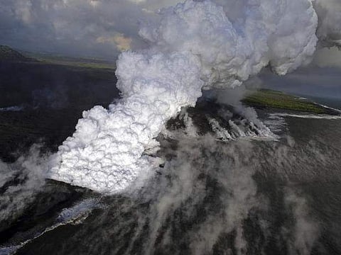 The volcano was reported active by USGS | AP