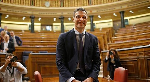 Sanchez pushed migration up the agenda shortly after he took office earlier this month by accepting the Aquarius, an NGO boat carrying 629 migrants that was blocked from docking in Italy and Malta. (Pedro Sanchez | AP)