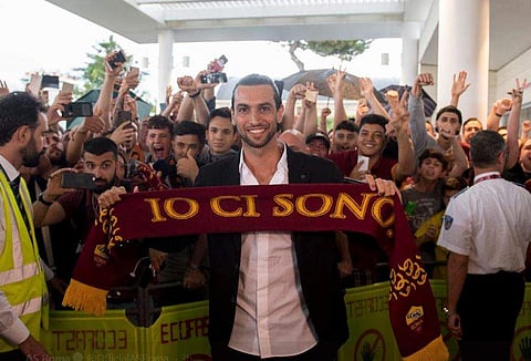 Argentine midfielder Javier Pastore (Photo | AS Roma)