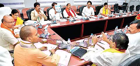 TTD Trust Board meeting in progress at Annamayya Bhavan in Tirumala on Tuesday | Express
