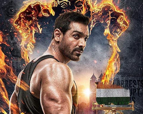 John Abraham looks heroic on 'Satyameva Jayate' poster