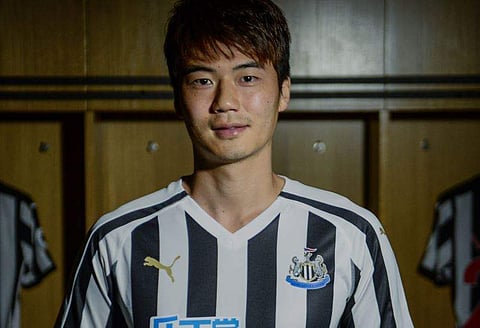 Ki Sung-yueng signed a two-year deal and becomes Newcastle's second signing of the summer. (Photo | Newcastle United Twitter)