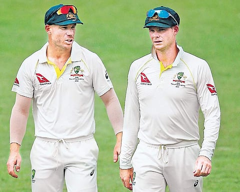 David Warner and Steve Smith (File photo)