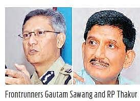 Frontrunners Gautam Sawang and RP Thakur