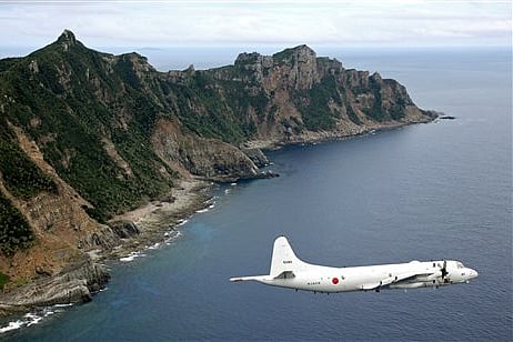 Japan Maritime Self-Defense Force P-3C Orion surveillance plane flies over the East China Sea. (File |AP)