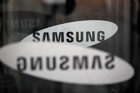 The logo of Samsung Electronics is seen at its office building in Seoul, South Korea. (File Photo | Reuters)