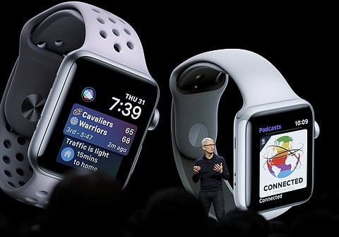 Apple grabs top spot in global wearables market