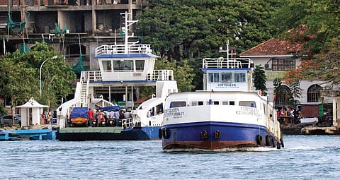 Junkar boat service in the Fort Kochi -Vypeen stretch| A Sanesh