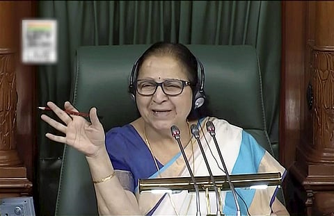 Lok Speaker Sumitra Mahajan  (File |PTI)