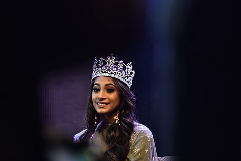 Miss India Anukreethy Vas at Chennai. (EPS | Ashwin Prasath)