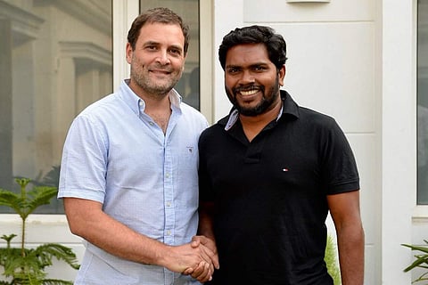 Rahul discusses politics and films with Kaala director Pa Ranjith, actor Kalaiyarasan